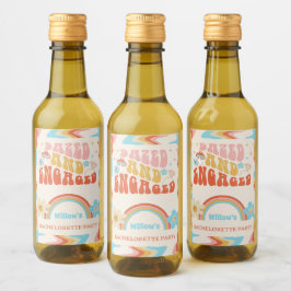 目がくらむようなエンゲージメントの独身最後の夜のお土産 ワインラベル