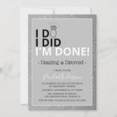 目がくらむような独身パーティーの招待状 招待状 (正面)