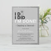 目がくらむような独身パーティーの招待状 招待状 (スタンド正面)