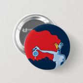 目がさえた 缶バッジ (正面&裏面)