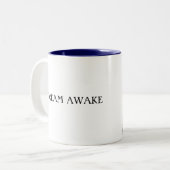 目がさめている夢 ツートーンマグカップ (正面左)