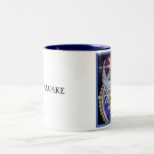 目がさめている夢 ツートーンマグカップ (中央)