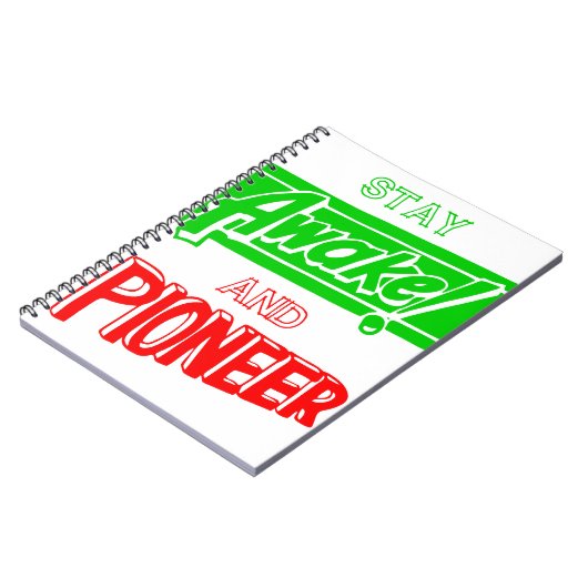 目がさめてい、先駆的滞在 ノートブック (左側)