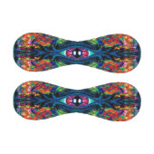 目がねじれトリップ（幻覚体験）のようなて絵画 野球ボール (パネル)