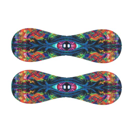 目がねじれトリップ（幻覚体験）のようなて絵画 野球ボール (パネル)