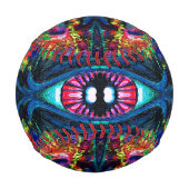 目がねじれトリップ（幻覚体験）のようなて絵画 野球ボール (正面)