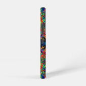 目がねじれトリップ(幻覚体験)のようなて絵画 SAMSUNG GALAXYケース (右側面)