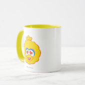 目がハートの大鳥にこやかな顔 マグカップ (正面左)