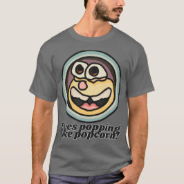 目がポップコーンのようにポッピング! | おもしろい Tシャツ