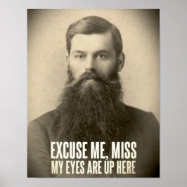 目が上がってる… ポスター