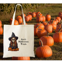 目が中空の魔女の骨格