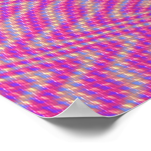 目が回るピンク ポスター (角)