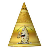 目が大きい漫画のキャラクターポテト1 パーティーハット (正面)