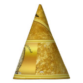 目が大きい漫画のキャラクターポテト1 パーティーハット (右)