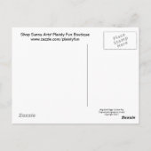 目が大きなブタちゃんのポストカード ポストカード (裏面)