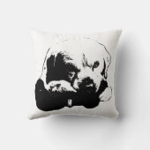 目が安定し、ソフトハート クッション (裏面)