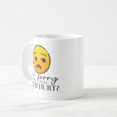 「目が悪転がい」コーヒおもしろいーMug コーヒーマグカップ (正面左)