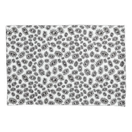 目が白い 枕カバー