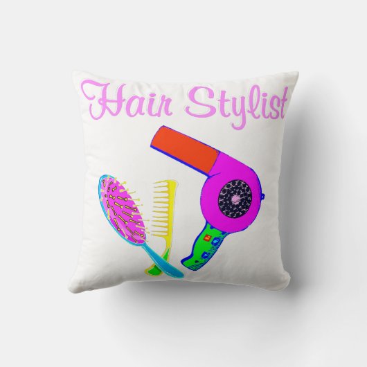 目が眩む美容師ティーズ及び贈り物 クッション (裏面)