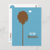 目が私のペンパルに恋に落ちた… ポストカード (正面/裏面)