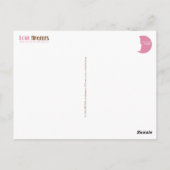 目が私のペンパルに恋に落ちた… ポストカード (裏面)