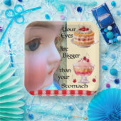 目が胃より大きい9"紙プレート ペーパープレート (パーティー)