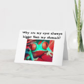目が腹より大きい カード (正面)