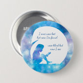 目が見えないが今は見える – ボタン 缶バッジ (正面&裏面)