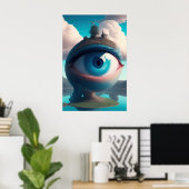 目が見える ポスター (ホームオフィス)