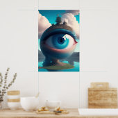 目が見える ポスター (キッチン)