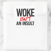 目が覚めたのは侮辱ではない スクエアシール (バッグ)