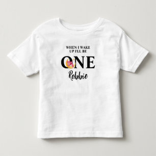 目が覚めたら1歳になるよ ワンセット トドラーTシャツ