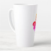 目が覚めた！ カフェラテマグ (左アングル)