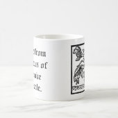 目が覚めていないシープル・コーヒーマグの涙から作られる コーヒーマグカップ (中央)