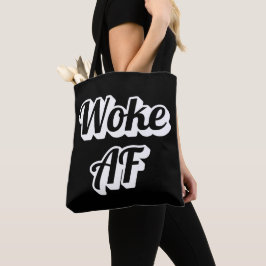 目が覚めている トートバッグ