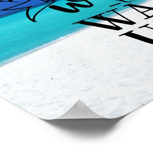 目が覚めるのを待てない人生を作る ポスター (角)