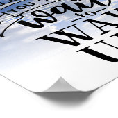 目が覚めるのを待てない人生を作る ポスター (角)