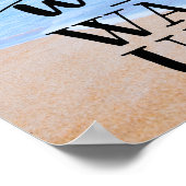 目が覚めるのを待てない人生を作る ポスター (角)