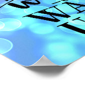 目が覚めるのを待てない人生を作る ポスター (角)