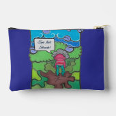 目が詰ま感じった アクセサリーポーチ (裏面)