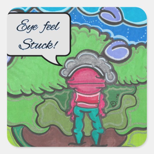 目が詰ま感じった スクエアシール (正面)