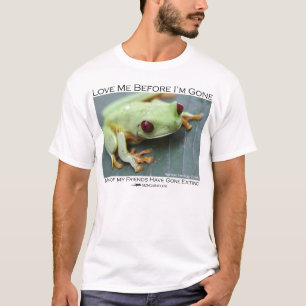 目が赤いアマガエルのワイシャツ Tシャツ