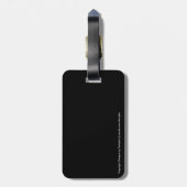 目が赤いアマガエルの荷物のラベル ラゲッジタグ (裏面縦)