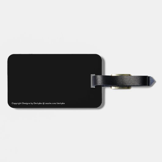 目が赤いアマガエルの荷物のラベル ラゲッジタグ (裏面横)