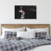 目が赤いアマガエル キャンバスプリント (インサイチュ (寝室))