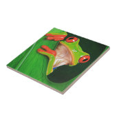 目が赤いアマガエル タイル (側面)