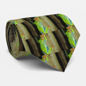 目が赤いアマガエル ネクタイ (ロール)