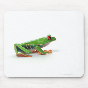 目が赤いアマガエル マウスパッド