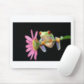 目が赤いアマガエル マウスパッド (マウス)