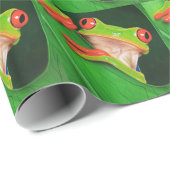 目が赤いアマガエル ラッピングペーパー (ロールコーナー)